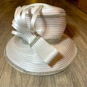 Elegant Women’s Church Hat - White